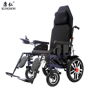高靠背电动轮椅500W有刷电机自动调节可全躺品牌电池无线遥控